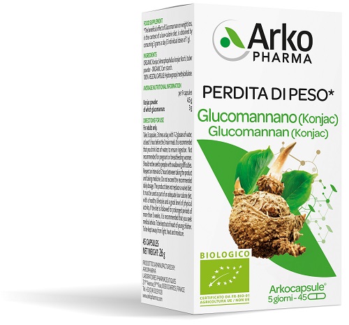 [909366888] ARKO CAPSULE GLUCOMANNANO BIO 45 CAPSULE