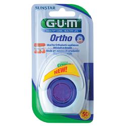 [933015238] GUM ORTHO FLOSS FILO SPUGNOSO 50 PEZZI