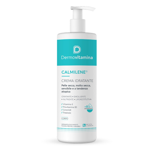 [935612667] DERMOVITAMINA CALMILENE CREMA IDRATANTE PER PELLE SECCA, MOLTO SECCA O SENSIBILE 500 ML
