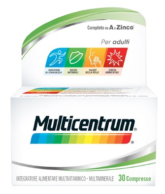 [938656891] MULTICENTRUM ADULTI EFFERVESCENTE 30 COMPRESSE