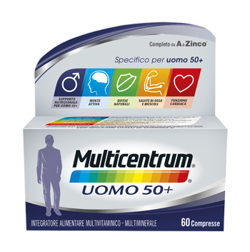 [942006166] MULTICENTRUM UOMO 50+ 60 COMPRESSE