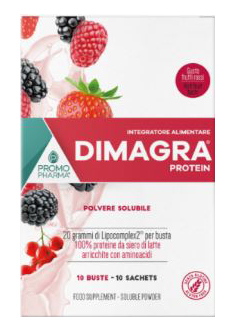 [971478490] DIMAGRA PROTEIN RED FRUIT 10 BUSTE