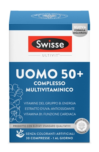 [984621286] SWISSE MULTIVITAMINICO UOMO 50+ 30 COMPRESSE